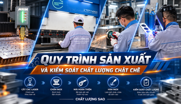 Quy trình sản xuất và kiểm soát chất lượng chặt chẽ