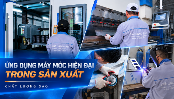 Ứng dụng máy móc hiện đại trong sản xuất